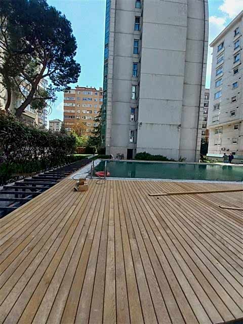Havuz kenarı deck kaplama
