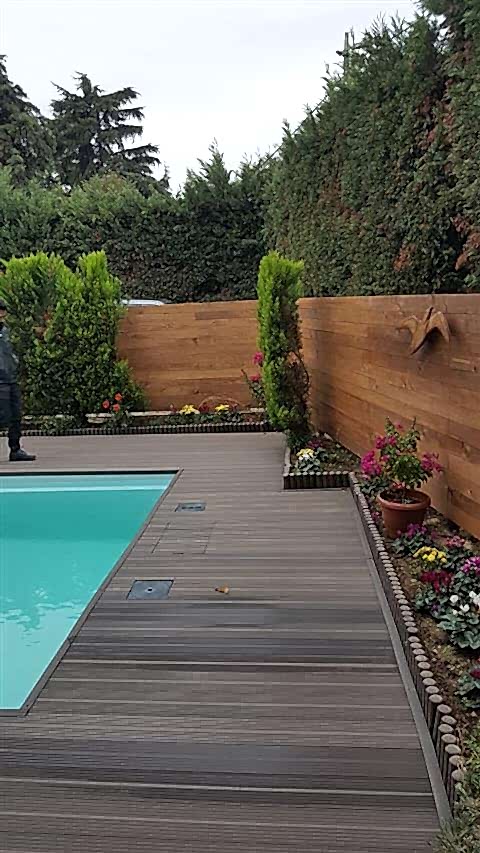 Havuz kenarı deck kaplama