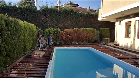 Havuz kenarı zemin kaplama