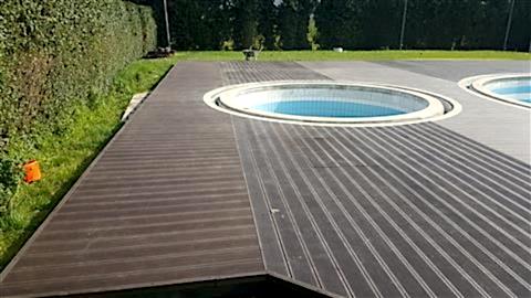 Havuz kompozit deck