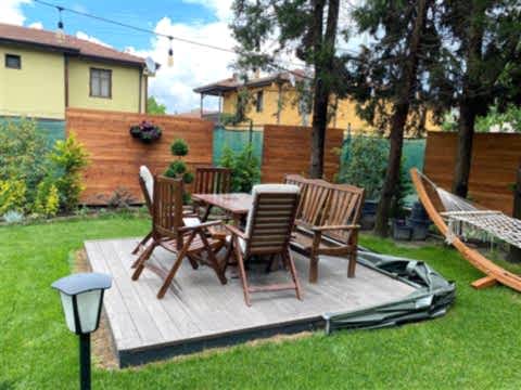 Yaşam alanı zemin deck kaplama