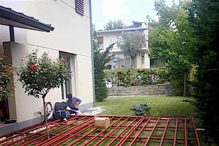 Riva Ant Riva Konakları Bahçe Kompozit Deck Uygulama.